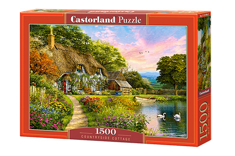 Kniha Puzzle 1500 Wiejski domek C-151998-2 