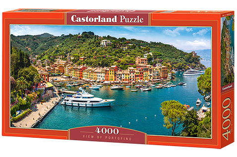 Kniha Puzzle 4000 Widok na Portofino C-400201-2 
