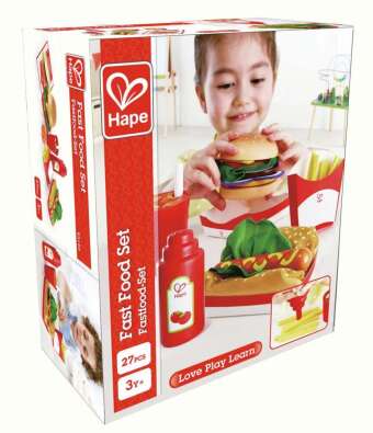 Game/Toy Hape Fastfood-Set 