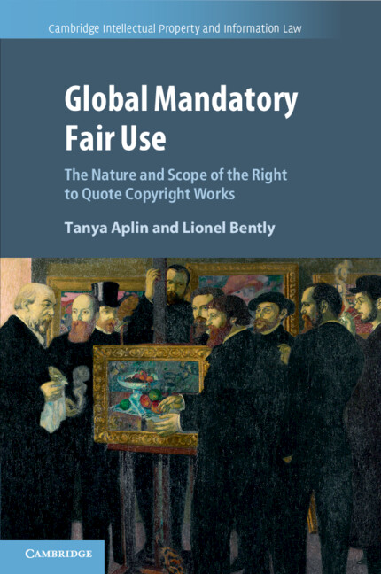 Kniha Global Mandatory Fair Use Tanya Aplin