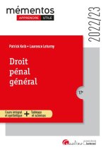 Könyv Droit pénal général Leturmy