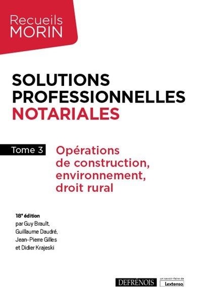Kniha Solutions professionnelles notariales Brault
