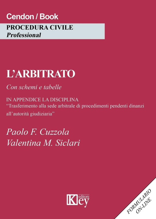 Kniha arbitrato Valentina Maria Siclari