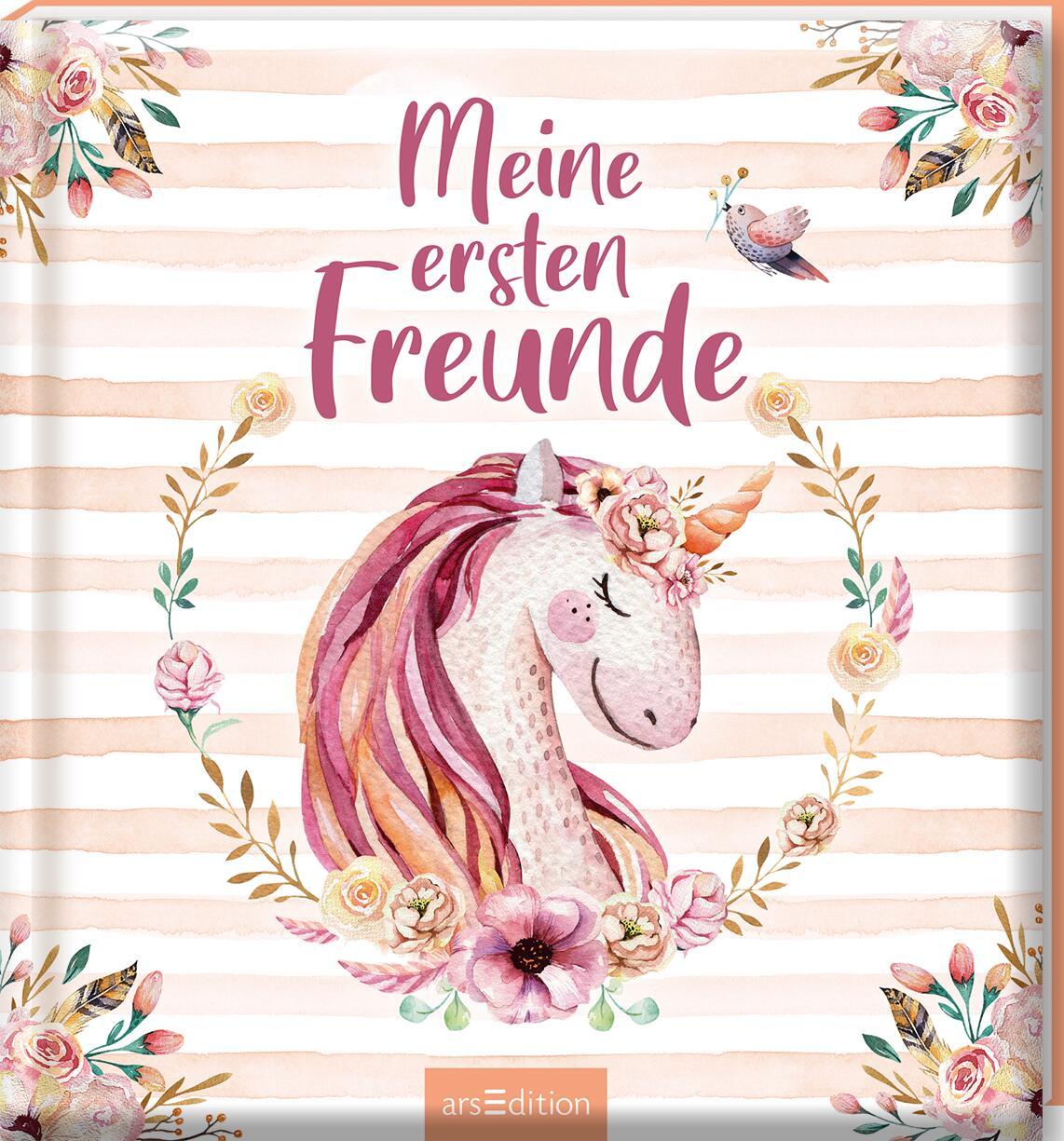 Knjiga Meine ersten Freunde - Einhörner (Aquarell-Optik) 