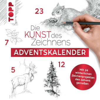 Kniha Adventskalender Die Kunst des Zeichnens frechverlag