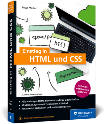 Книга Einstieg in HTML und CSS 