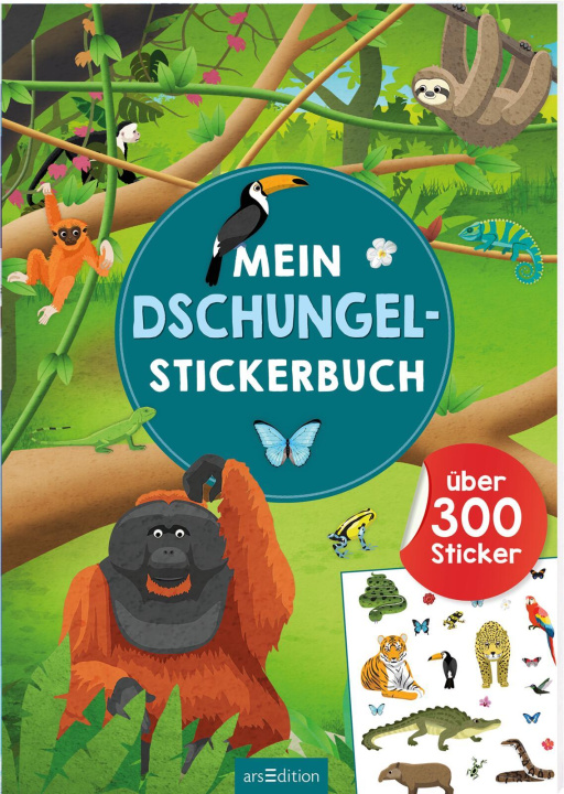 Kniha Mein Dschungel-Stickerbuch 