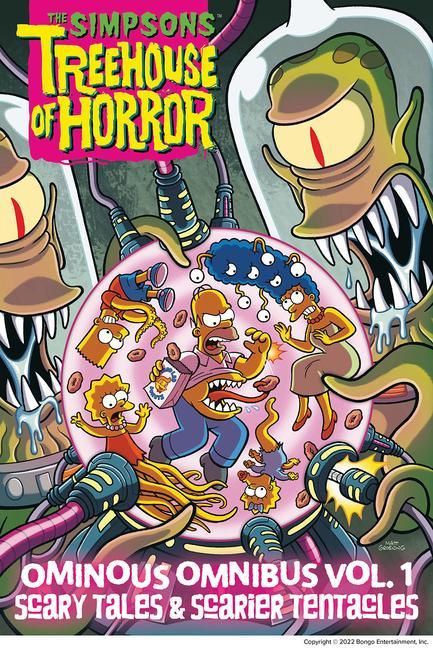 Carte Simpsons Treehouse of Horror Ominous Omnibus Vol. 1: Scary Tales & Scarier Tentacles Matt Groening