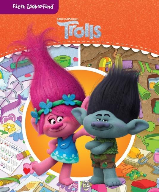 Knjiga DreamWorks Trolls: First Look and Find Art Mawhinney