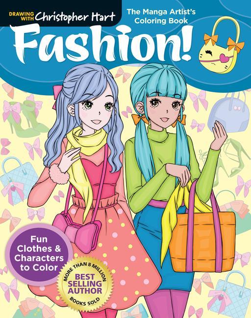 Книга Manga Artist's Coloring Book: Fashion! 