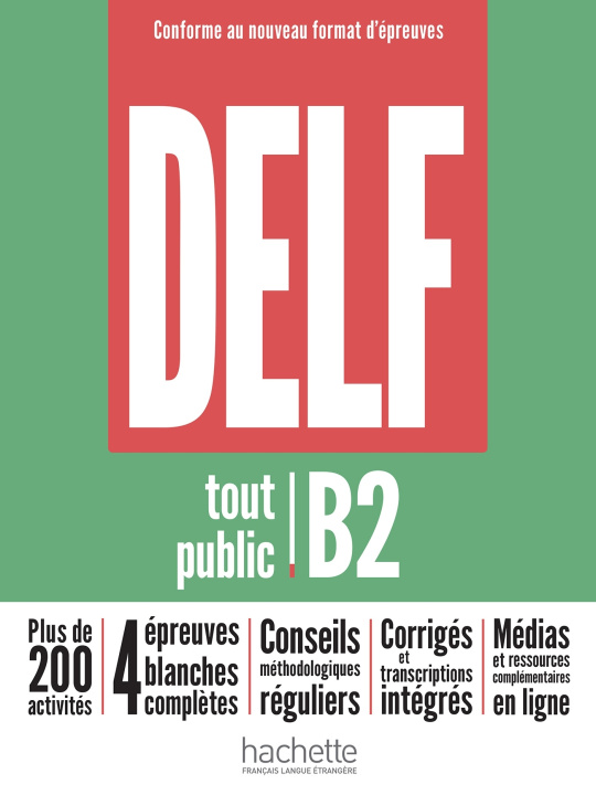 Könyv DELF tout public B2 nouveau format d'épreuves 