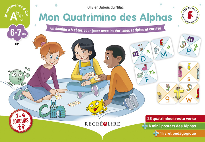 Carte Mon Quatrimino des Alphas - nouvelle édition Dubois du Nilac