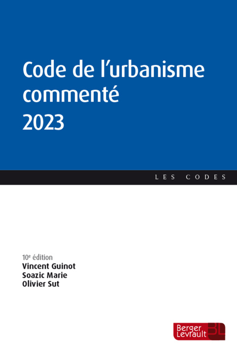 Książka Code de l'urbanisme commenté 2023 (10e éd.) SUT