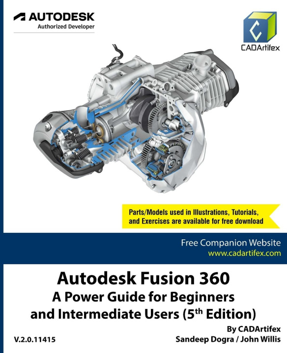 Książka Autodesk Fusion 360 Sandeep Dogra