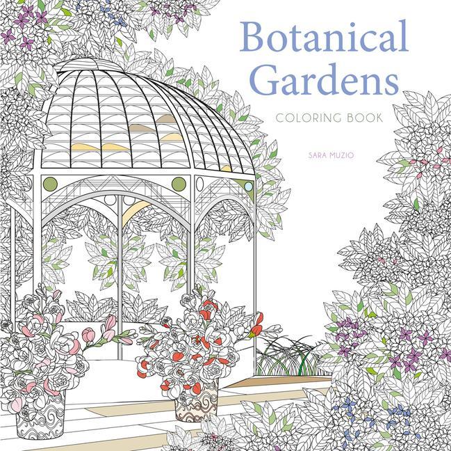 Book Botanical Gardens Coloring Book 