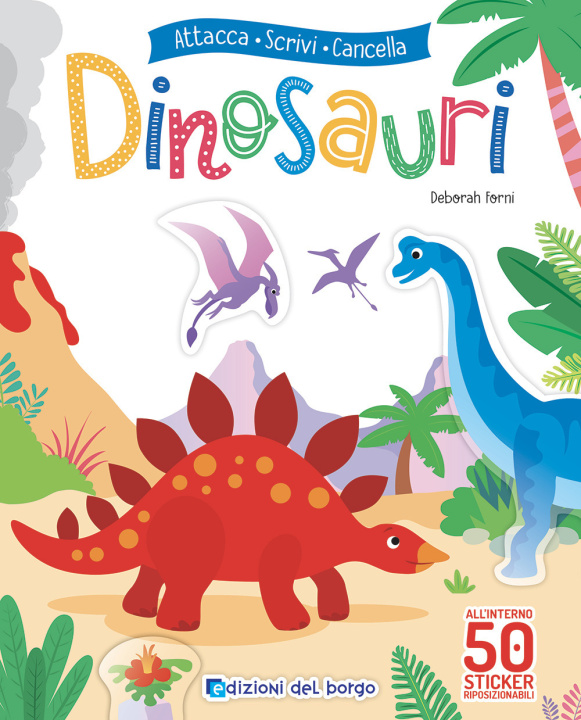 Knjiga Dinosauri. Con adesivi Roberta Fanti