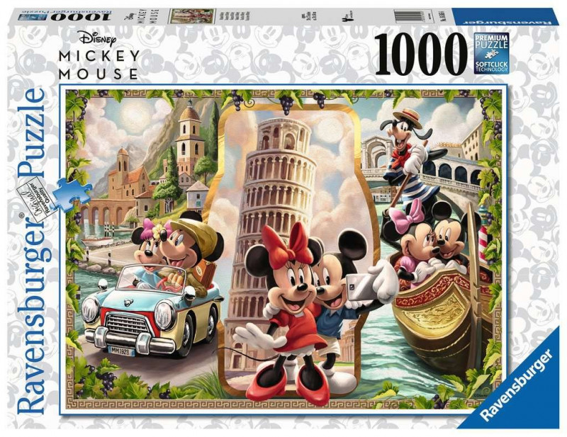 Hra/Hračka Puzzle 2D 1000 Wakacje Miki i Mini 16505 Ravensburger