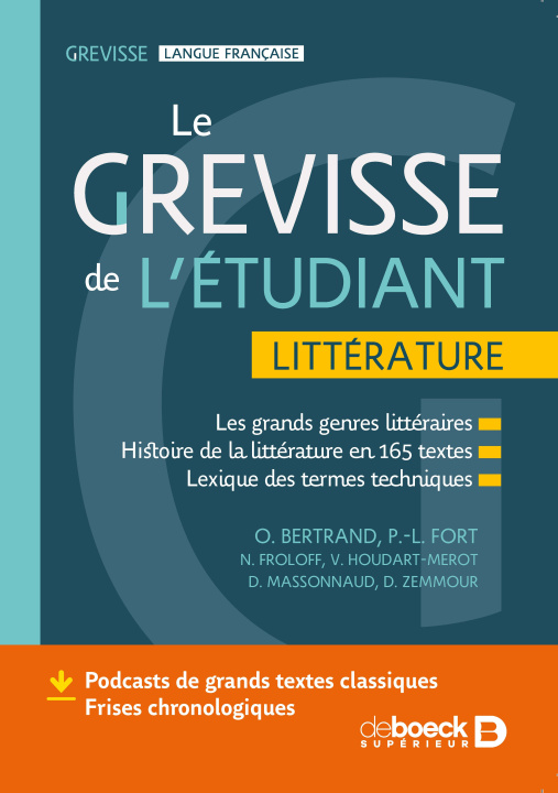 Knjiga Le Grevisse de l'étudiant - Littérature 