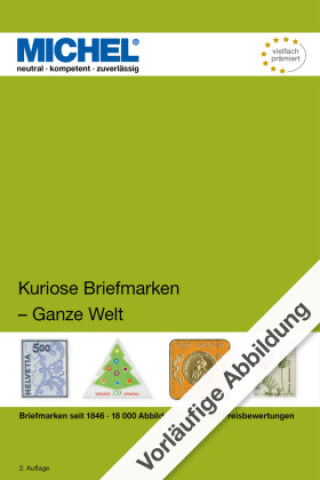 Kniha Kuriose Briefmarken Michel