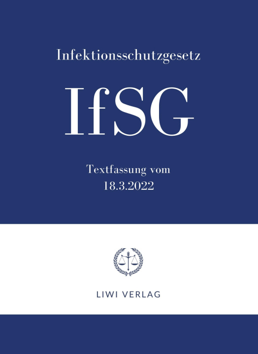 Kniha Infektionsschutzgesetz IfSG 2022 