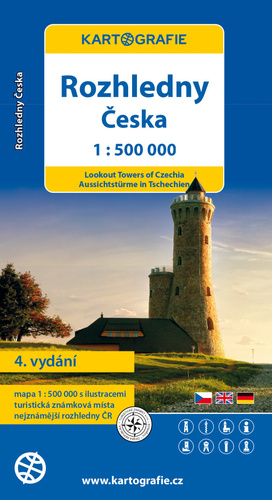 Nyomtatványok Rozhledny Česka 1:500 000 