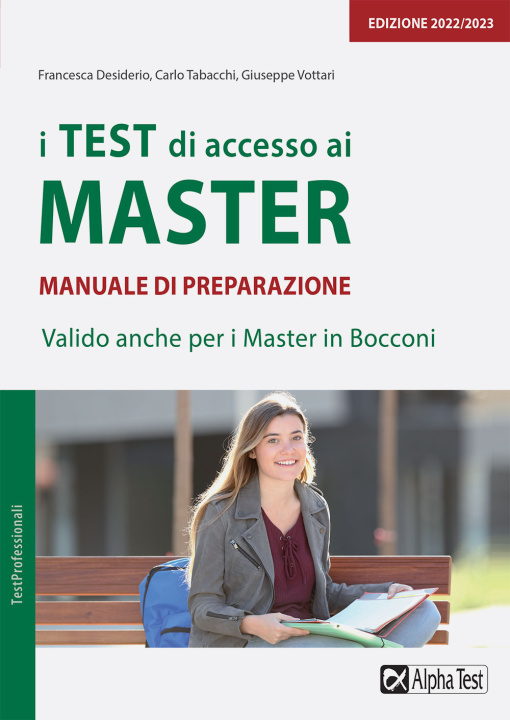 Kniha test di accesso ai master. Manuale di preparazione Francesca Desiderio
