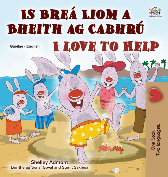 Könyv I Love to Help (Irish English Bilingual Book for Kids) Kidkiddos Books