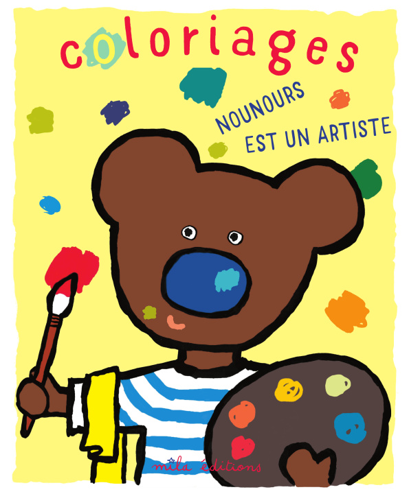 Kniha Coloriages : Nounours est un artiste Estellon