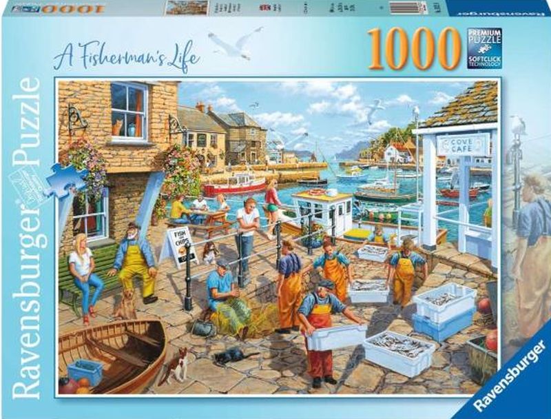 Knjiga Puzzle 2D 1000 Życie rybaka 16921 