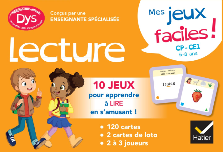 Kniha Mes jeux de lecture facile ! dys (CP-CE1) Evelyne Barge