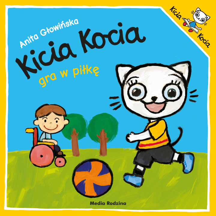Carte Kicia Kocia gra w piłkę Głowińska Anita