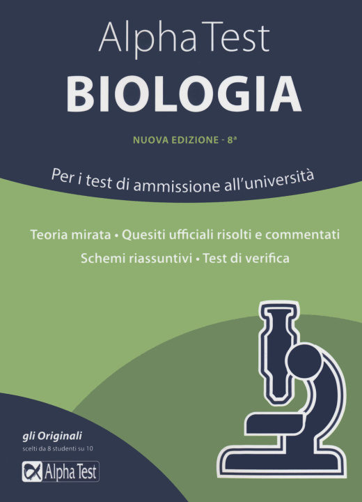 Kniha Alpha Test biologia. Per i test di ammissione all'università Stefania Provasi