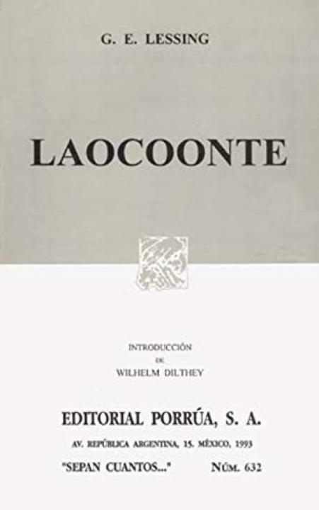 Knjiga LAOCOONTE (MEX) EPHRAIM LESSING