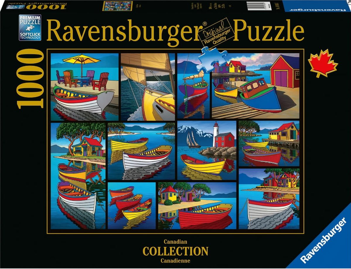 Hra/Hračka Puzzle 2D 1000 Na wodzie 16834 Ravensburger