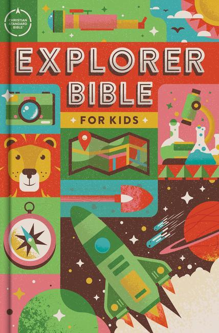 Книга CSB Explorer Bible for Kids, Hardcover 