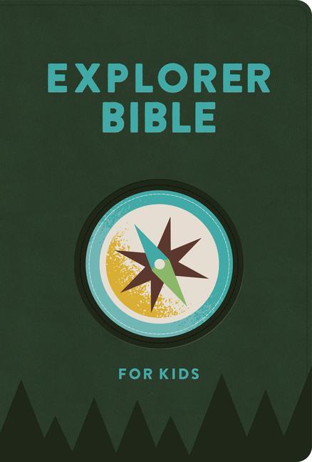 Kniha CSB Explorer Bible for Kids, Olive Compass Leathertouch 