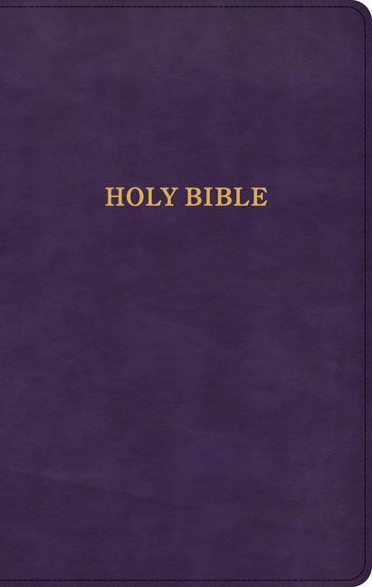 Carte KJV Thinline Reference Bible, Purple Leathertouch 