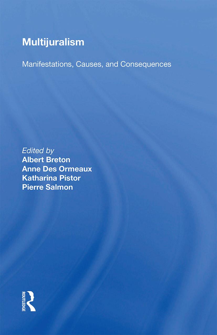 Βιβλίο Multijuralism Anne des Ormeaux