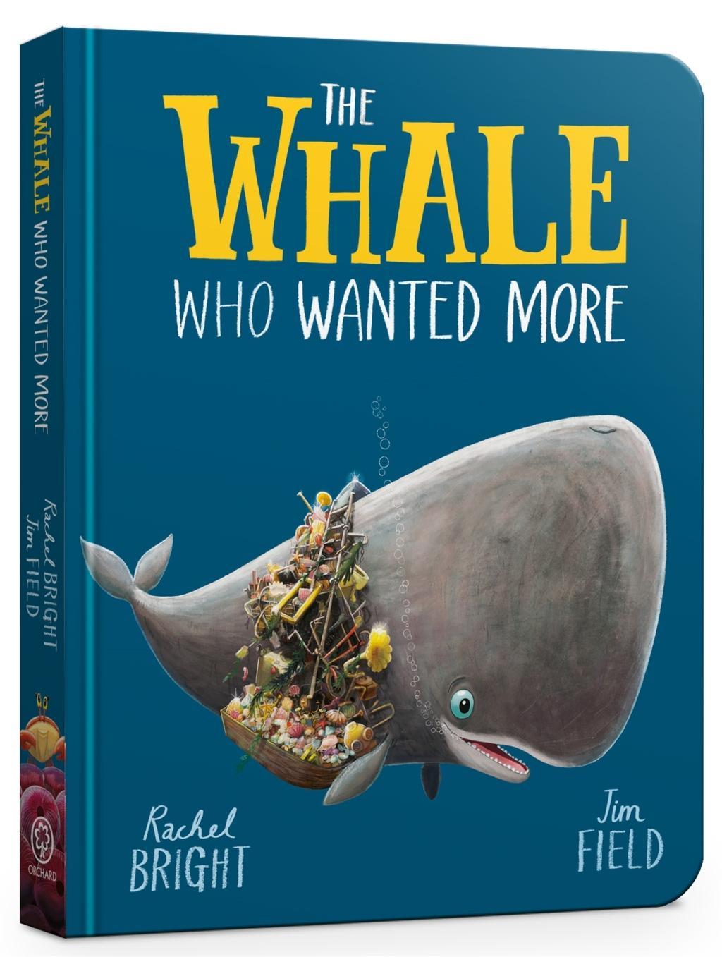 Książka The Whale Who Wanted More Board Book Jim Field