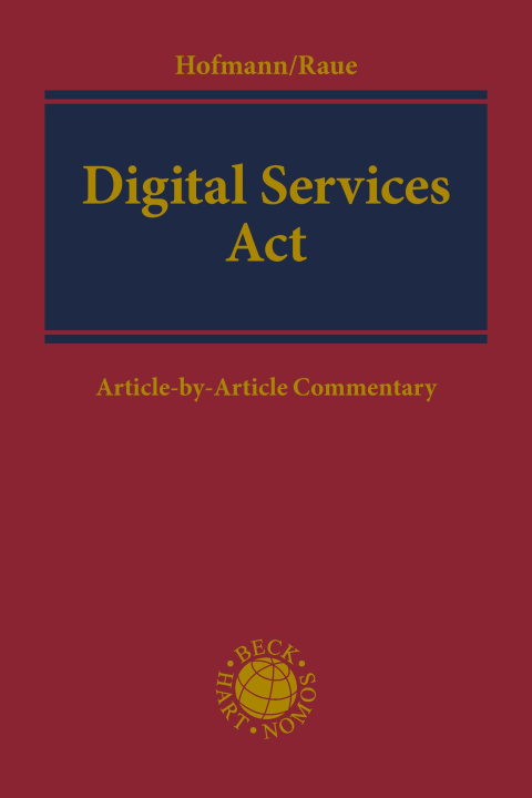 Книга Commentary on the Digital Services ACT Franz Hofmann