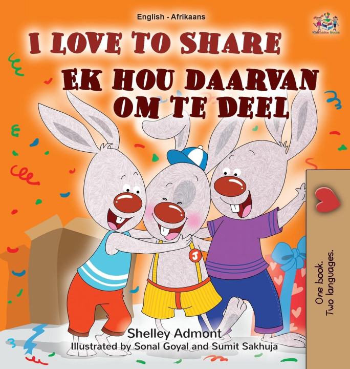 Könyv I Love to Share (English Afrikaans Bilingual Children's Book) Kidkiddos Books