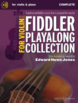 Tiskovina Fiddler Playalong Collection for Violin Book 2 Edward Huws Jones