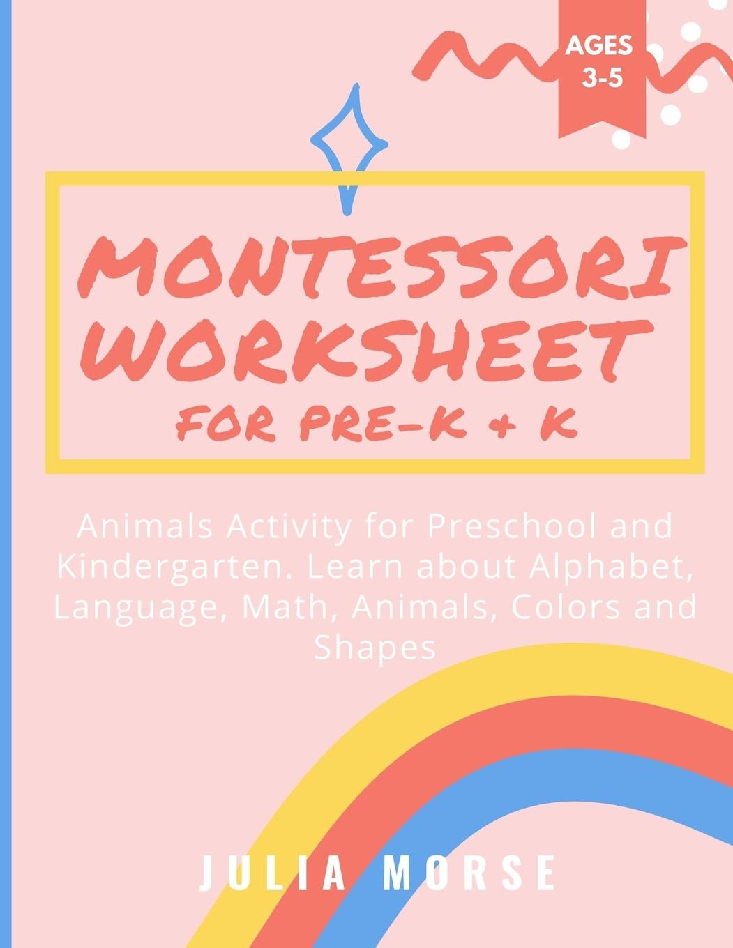 Kniha Montessori Worksheet for Pre-K & K 