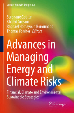 Carte Advances in Managing Energy and Climate Risks Stéphane Goutte