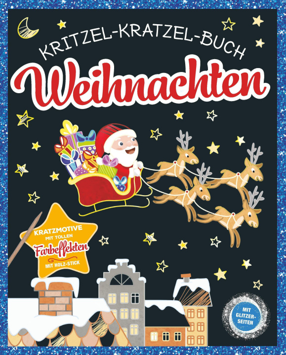 Carte Kritzel-Kratzel-Buch Weihnachten. Für Kinder ab 5 Jahren 