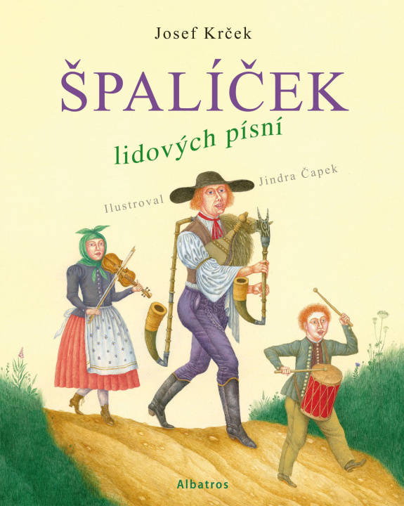 Book Špalíček lidových písní Josef Krček