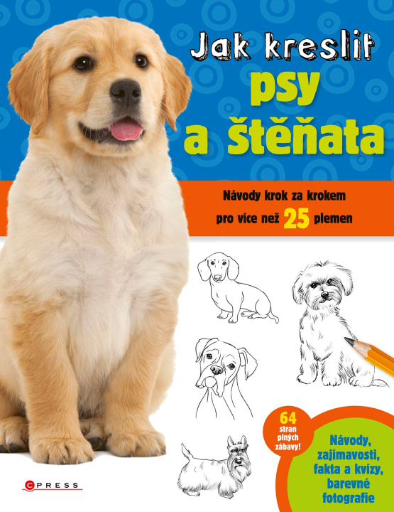 Kniha Jak kreslit psy a štěňata Robbin Cuddy