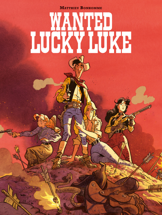 Carte Wanted Lucky Luke! Matthieu Bonhomme