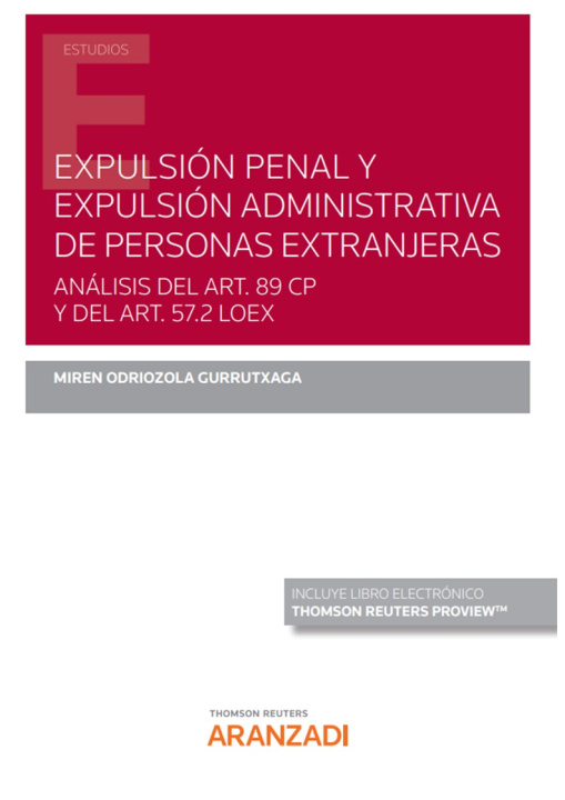 Kniha Expulsión penal y expulsión administrativa de personas extranjeras. Análisis del MIREN ODRIOZOLA GURRUTXAGA