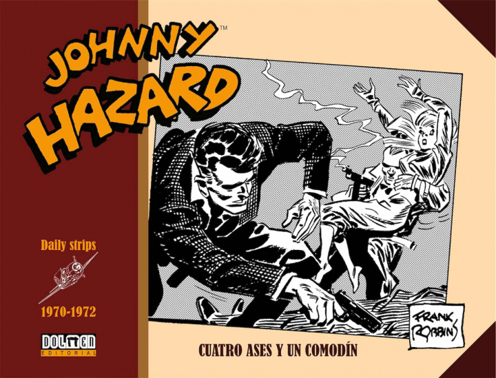 Carte JOHNNY HAZARD 1970-1972 FRANK ROBBINS